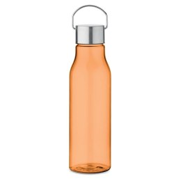 Butelka RPET z zakrętką 600 ml przezroczysty pomarańczowy