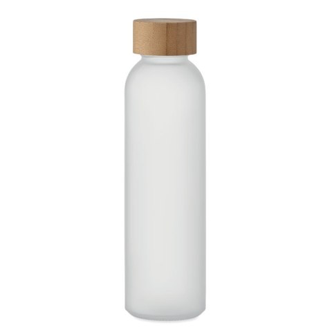 Butelka z matowego szkła500 ml przezroc Butelka z matowego szkła500 ml przezroc