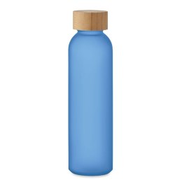 Butelka z matowego szkła500 ml przezroczysty niebieski