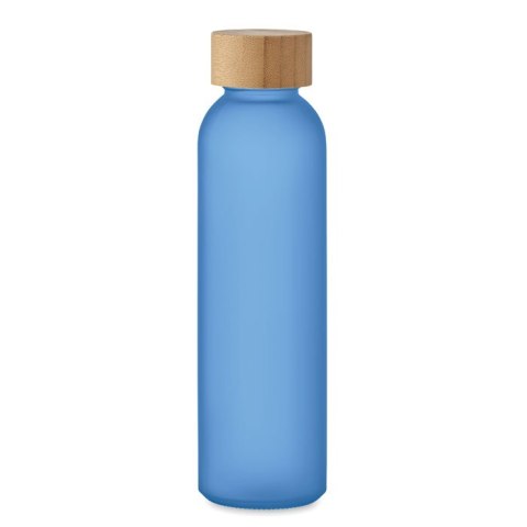 Butelka z matowego szkła500 ml przezroczysty niebieski Butelka z matowego szkła500 ml przezroczysty niebieski