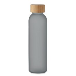 Butelka z matowego szkła500 ml przezroczysty szary