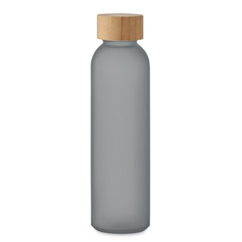Butelka z matowego szkła500 ml przezroczysty szary Butelka z matowego szkła500 ml przezroczysty szary