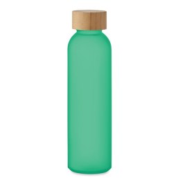 Butelka z matowego szkła500 ml przezroczysty zielony