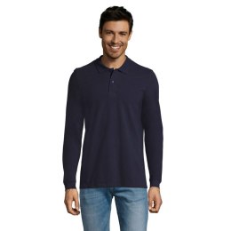 PERFECT MEN LSL POLO 180g French Navy 4XL