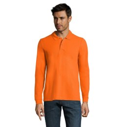 PERFECT MEN LSL POLO 180g Pomarańczowy 4XL