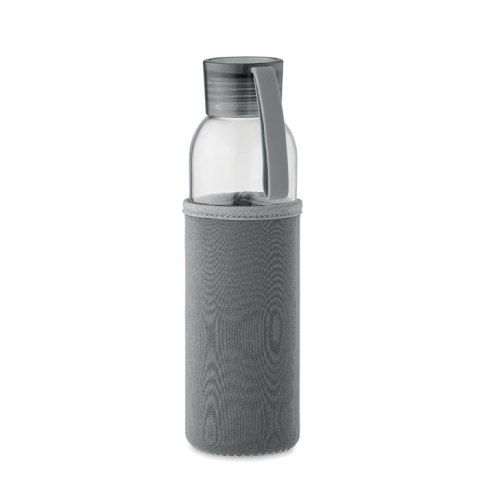 Szklana butelka 500 ml ciemno szary Szklana butelka 500 ml ciemno szary