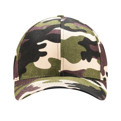 Czapka z daszkiem camuflage, zapięcie metalowe Czapka z daszkiem camuflage, zapięcie metalowe
