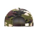 Czapka z daszkiem camuflage, zapięcie metalowe