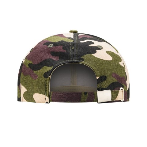 Czapka z daszkiem camuflage, zapięcie metalowe Czapka z daszkiem camuflage, zapięcie metalowe