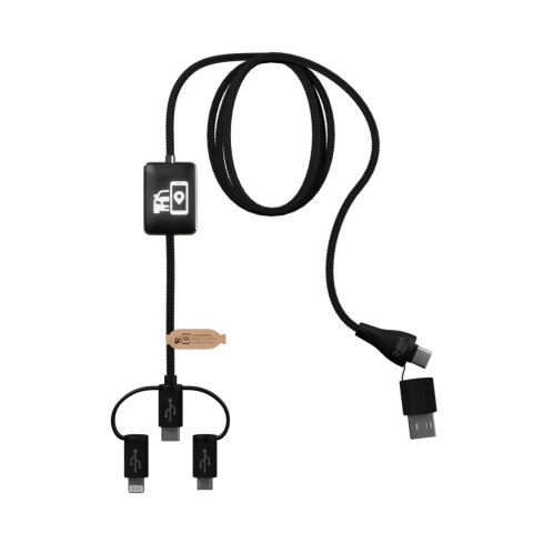 SCX.design C48 CarPlay kabel do ładowania 5 w 1 czarny