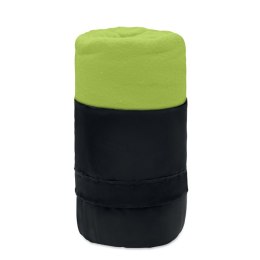 Koc polarowy RPET limonka