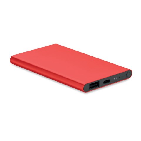 Power Bank 4000 mAh typ C czerwony Power Bank 4000 mAh typ C czerwony